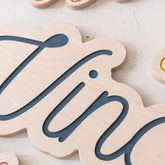 Egyedi fa névtábla